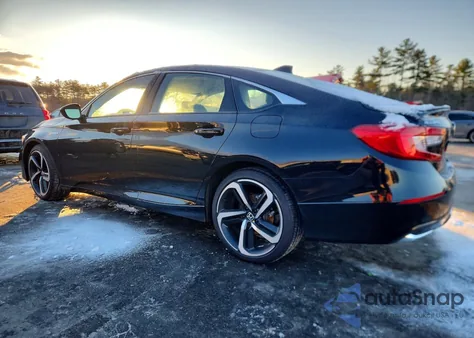 2022 Honda Accord Hybrid Sport из США, поврежденный, VIN 1HGCV3F23NA017094